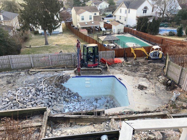 Tripp Excavating Pool Demolition